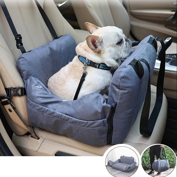 Dog Car Seat with Dog Seat Belt, Washable Dog Booster Pet Car Seat