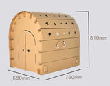 DOME HOUSE Corrugated cardboard house playhouse play tent