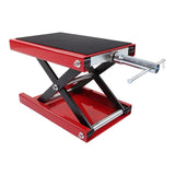 Motorbike Stand Motorcycle Scissor Lift Jack Hoist Repair Work Bench