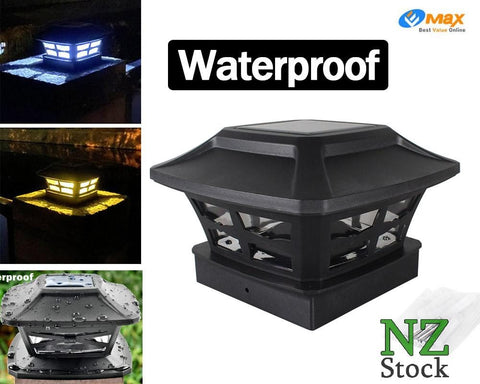 NEW Solar Fence Landscape Post Light - New