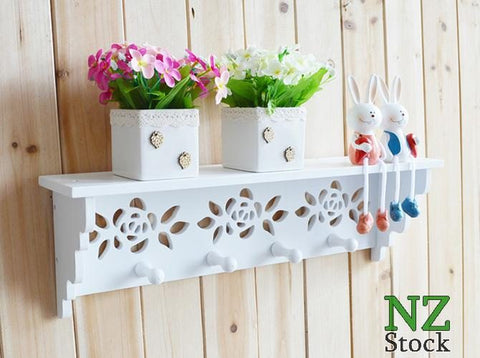 Wall Display Shelf, Wall Decor! with 4 Hooks