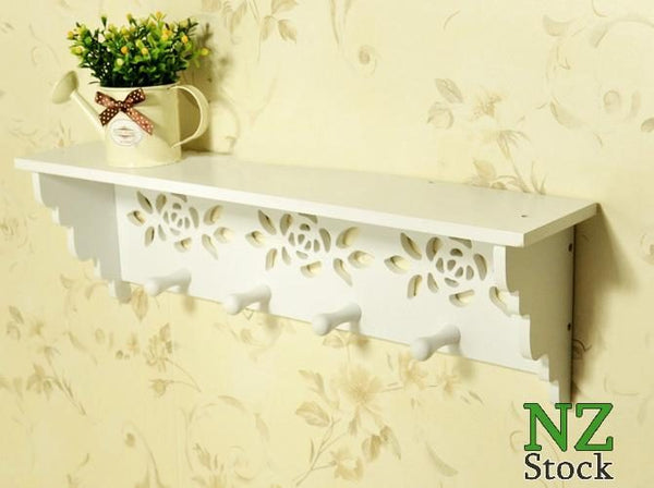 Wall Display Shelf, Wall Decor! with 4 Hooks