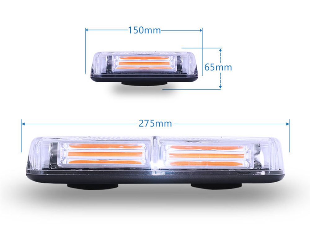 Waterproof Amber LED Strobe Beacon Light 12/24V – golly.co.nz