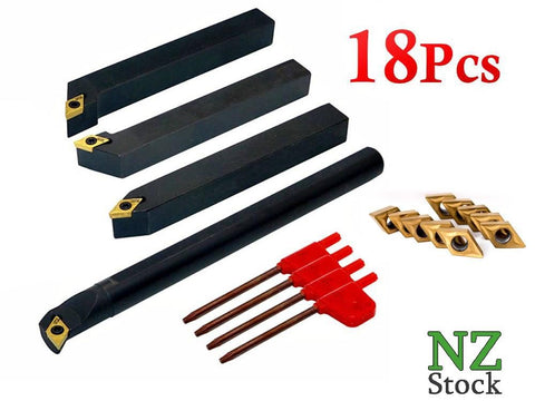 Lathe Turning Tool Set 18pcs