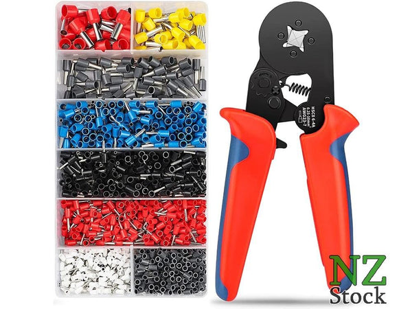 1250PCS Crimping Tool Crimper Plier with Terminals - New