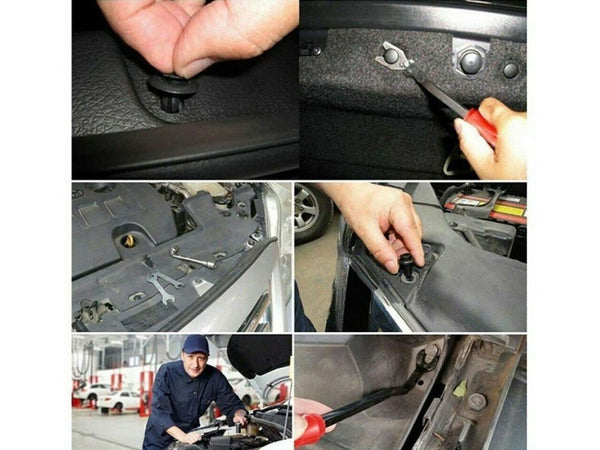 Universal Car Body Retainer Clips Door Trim Panel Clip Fasteners Push Rivets Set