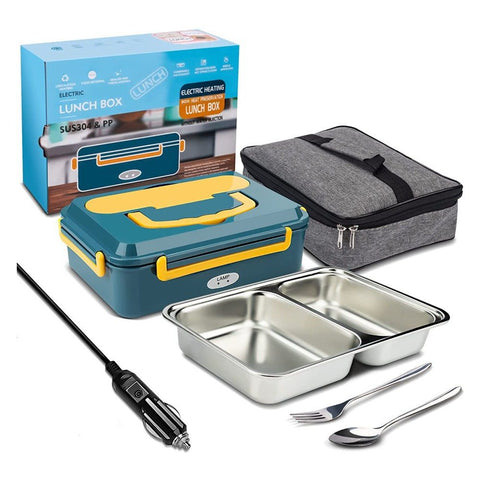 Portable Electric Heated Heating Lunch Box Bento Food Warmer 12V