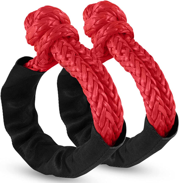 Soft Shackle Recovery Rope with Protective Sleeve