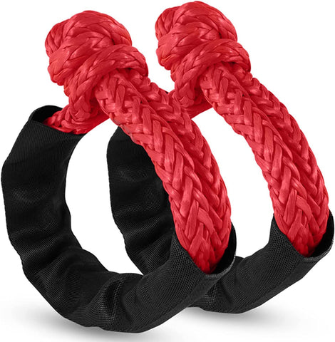 Soft Shackle Recovery Rope with Protective Sleeve