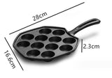 Cast Iron Takoyaki Grill Pan