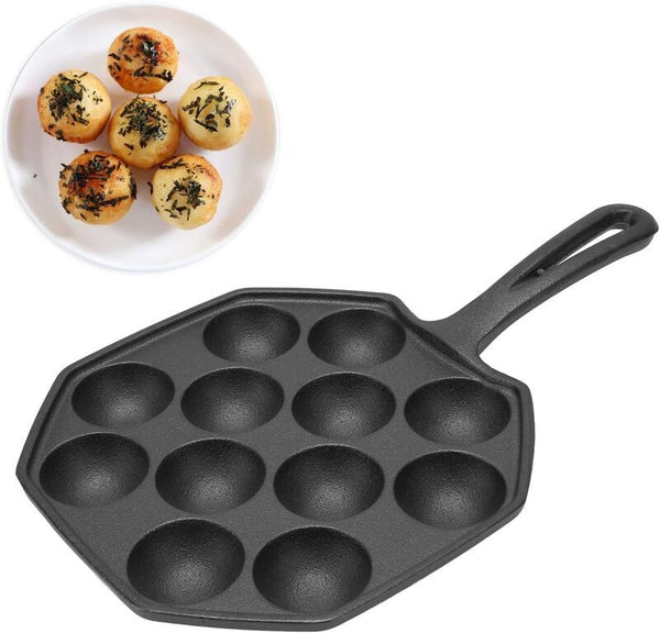 Cast Iron Takoyaki Grill Pan