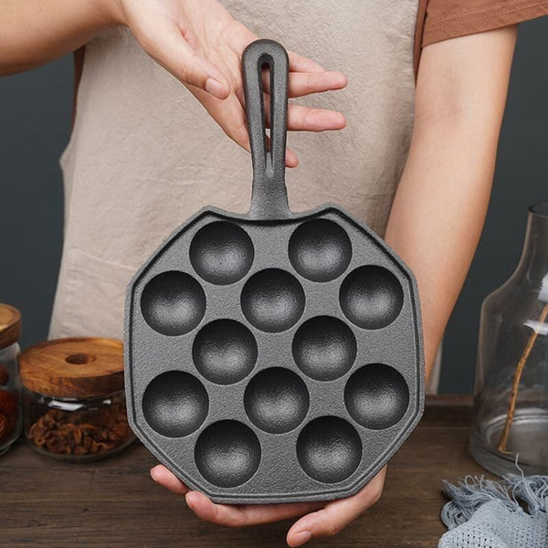 Cast Iron Takoyaki Grill Pan