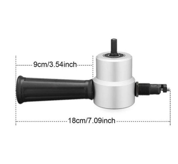 Electric Drill Plate Nibbler Cutter Power Sheet Metal Shear Attachment