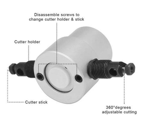 Electric Drill Plate Nibbler Cutter Power Sheet Metal Shear Attachment