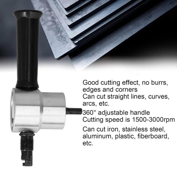 Electric Drill Plate Nibbler Cutter Power Sheet Metal Shear Attachment