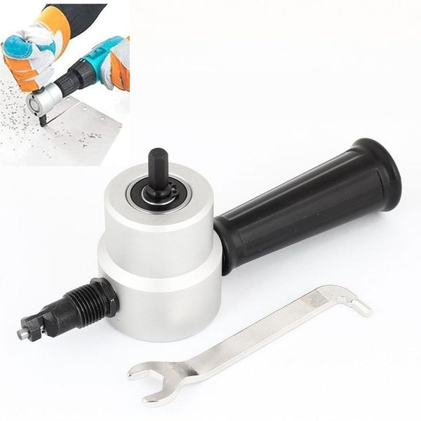 Electric Drill Plate Nibbler Cutter Power Sheet Metal Shear Attachment