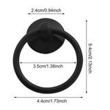 8pcs Vintage Cabinet Ring Knobs Antique Drawer Pulls Handle