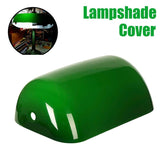 Green Glass Bankers Lamp Shade Cover