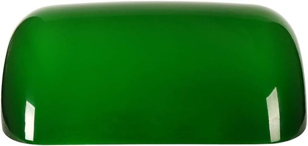 Green Glass Bankers Lamp Shade Cover