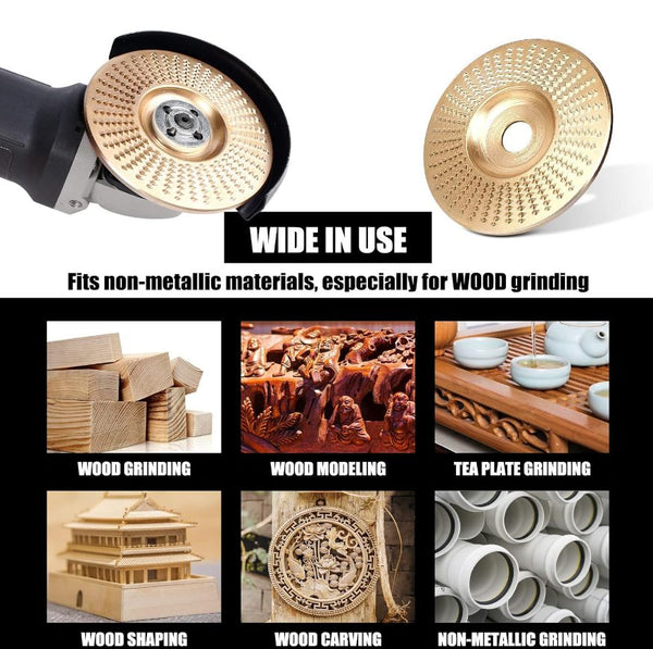 3Pcs Wood Carving Disc