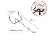 50pcs Peg Board Hooks Wall Shelf Hanger Garage Organiser Shop Display