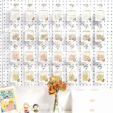 50pcs Peg Board Hooks Wall Shelf Hanger Garage Organiser Shop Display
