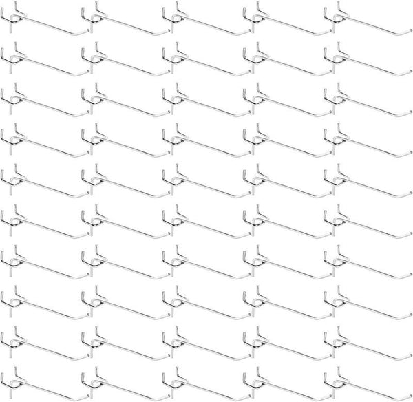 50pcs Peg Board Hooks Wall Shelf Hanger Garage Organiser Shop Display