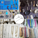 50pcs Peg Board Hooks Wall Shelf Hanger Garage Organiser Shop Display