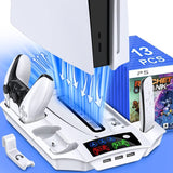 PS5 Stand Cooling Fan Playstation 5 Charging Station