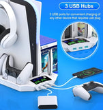 PS5 Stand Cooling Fan Playstation 5 Charging Station