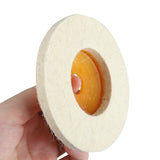 10pcs 4" Wool Buffing Angle Grinder Wheel Felt Polishing Disc Pads