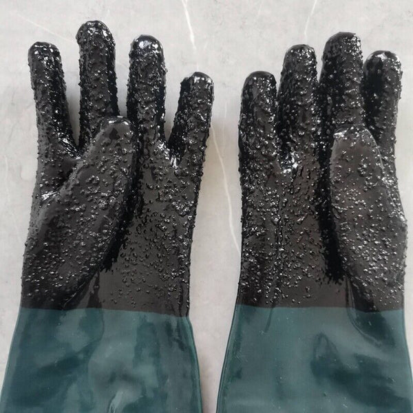 Sandblasting Glove Sand Blaster Gloves with With O Rings and Holder