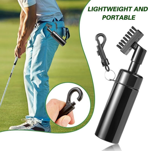 Golf Club Cleaning Brush Groove Cleaner with Spray Water Bottle