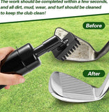 Golf Club Cleaning Brush Groove Cleaner with Spray Water Bottle