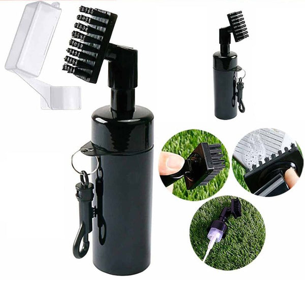 Golf Club Cleaning Brush Groove Cleaner with Spray Water Bottle