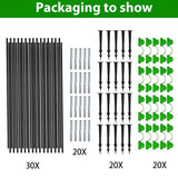 30pcs Garden Seedling Arch Shed Bracket Set