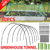 30pcs Garden Seedling Arch Shed Bracket Set