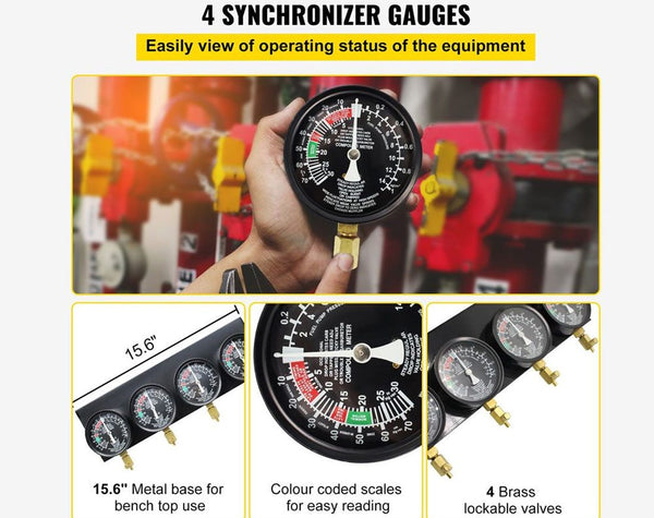 Carburetor Synchronizer Tool Kit