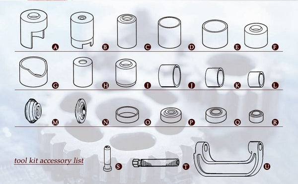 Universal Ball Joint Repair Tool Kit 21pcs