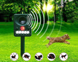 Ultra Sonic Garden Animal Deterrent PIR Repeller Cat Dog Fox Bird Scarer