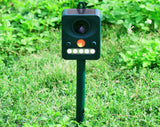 Ultra Sonic Garden Animal Deterrent PIR Repeller Cat Dog Fox Bird Scarer