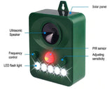 Ultra Sonic Garden Animal Deterrent PIR Repeller Cat Dog Fox Bird Scarer