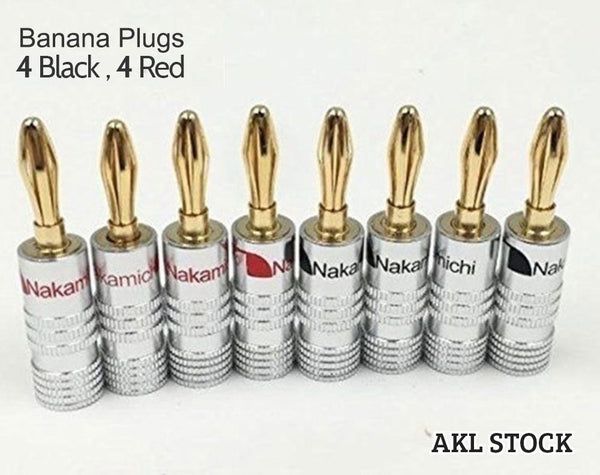 Banana Plugs 8pcs