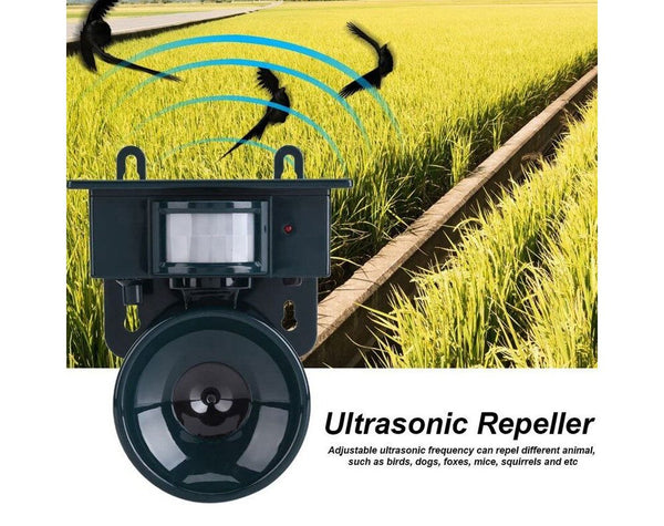 Solar Ultrasonic Animal Repeller