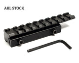 Brand New 11mm to 22mm Weaver Rail Dovetailad Adapter