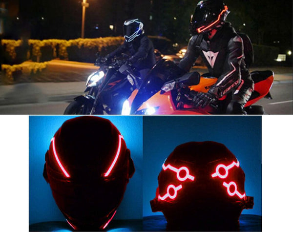 Motorbike Helmet Light Strip