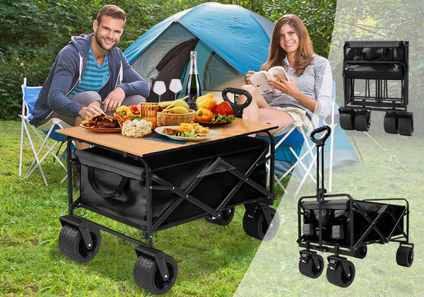 New Camping Trolley Garden Cart Wagon