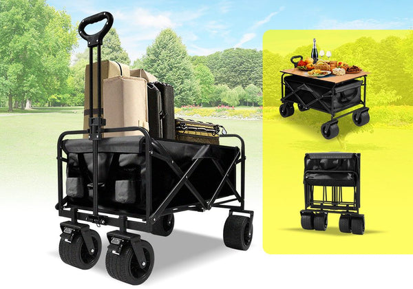 New Camping Trolley Garden Cart Wagon