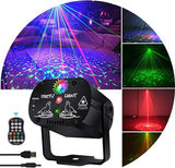 60 Patterns Projector LED RGB Stage Light DJ Disco KTV Home Party Lighting