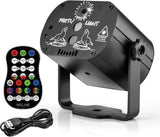 60 Patterns Projector LED RGB Stage Light DJ Disco KTV Home Party Lighting